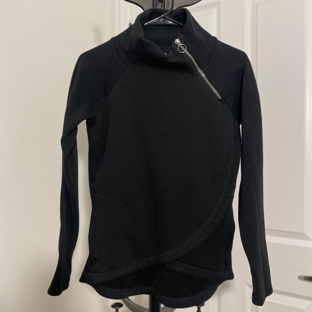 Women's Zip Neck Sweatshirt - Perfect for Pilates/Yoga!
